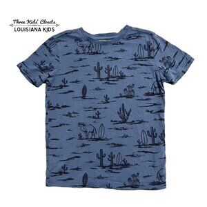 Fatface 6/7Y Blue Desert Print Shirt
